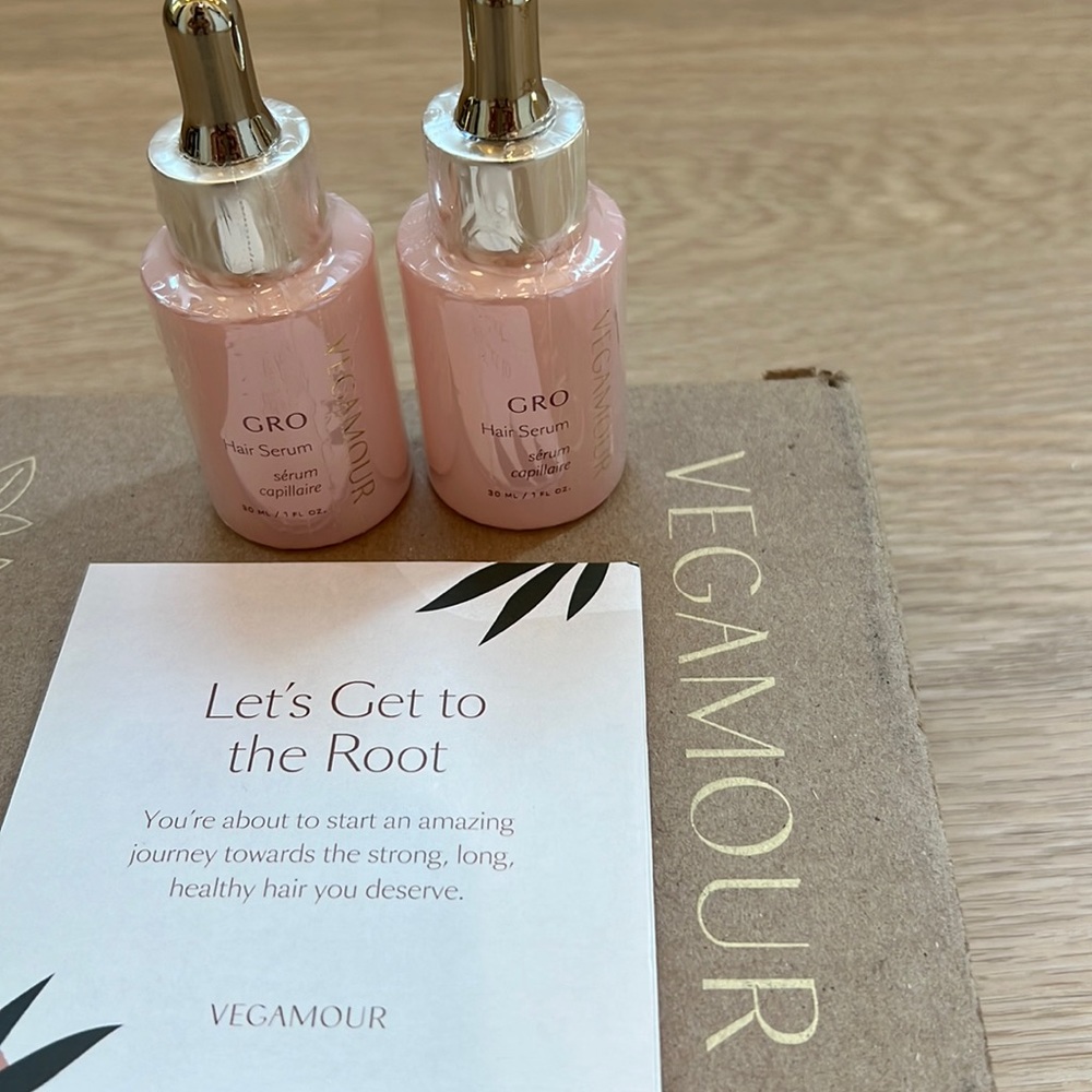 Vegamour GRO Hair Serum Two 1 Fl OZ unopened